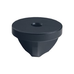 45 RPM Aluminum Record Adapter Insert Compatible 7 Inch Vinyl Dome Black