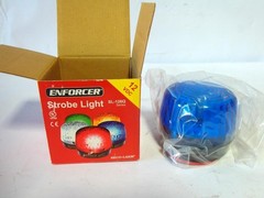 NEW Seco-Larm Enforcer Xenon Strobe Light, 12VDC,Blue Lens SL-126Q