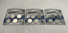 Lot Of 3 – Energizer 2025 Lithium Batteries. 2025BP-4 3v CR2025 Fresh
