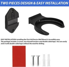 Compact Wall Mount Holder for LifeVac and Rescue Device Kits – Easy Access