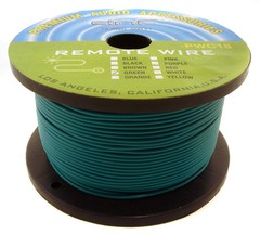 18 GAUGE WIRE 10 COLORS 25 FT EA PRIMARY AWG STRANDED COPPER REMOTE POWER CABLE