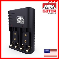 Universal Batteries Charger AA AAA 9V NiMH NiCD Rechargeable Batteries Plug-In