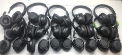 Lot of 15 MEE audio Connect T1CMA Wireless Audio Bluetooth Headphones BROKEN