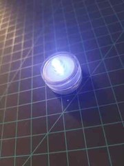 Blacklight UV LED Light Pod Single Color Blue Red Ultraviolet Portable Cosplay