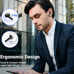 Bluetooth Earbuds Headset 5.3 Wireless Noise Cancelling Trucker Waterproof LOT