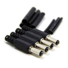 10pcs DC 5.5x 2.15mm Male Barrel DC Power Plug Connector for CCTV M71