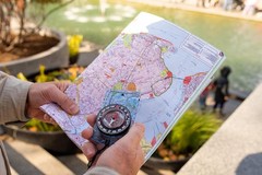 TurnOnSport Orienteering Compass – Advanced Scout for Green Orange