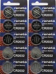 CR 2032 RENATA WATCH BATTERY (10 piece) ECR2032 CR2032 Authorized Seller