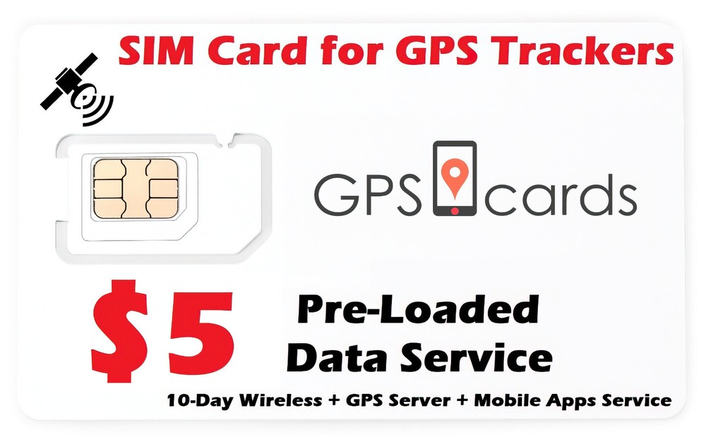 GPS card Tracker SIM Card Unlimited Data Car Pet 4G GPS Tracking Device