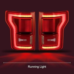 LED Tail Lights Compatible With F150 F 17-20 Raptor Black Right Passenger Side