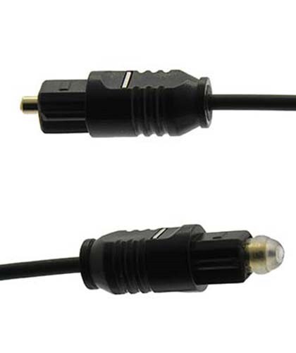 Toslink Optical Fiber Optic Male to Male M/M Digital Audio Cable Black 3 6-50ft