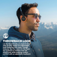 Jlab Rewind 2 Wireless Retro Headphones, 20+ Hours Playtime, App Support, Blueto