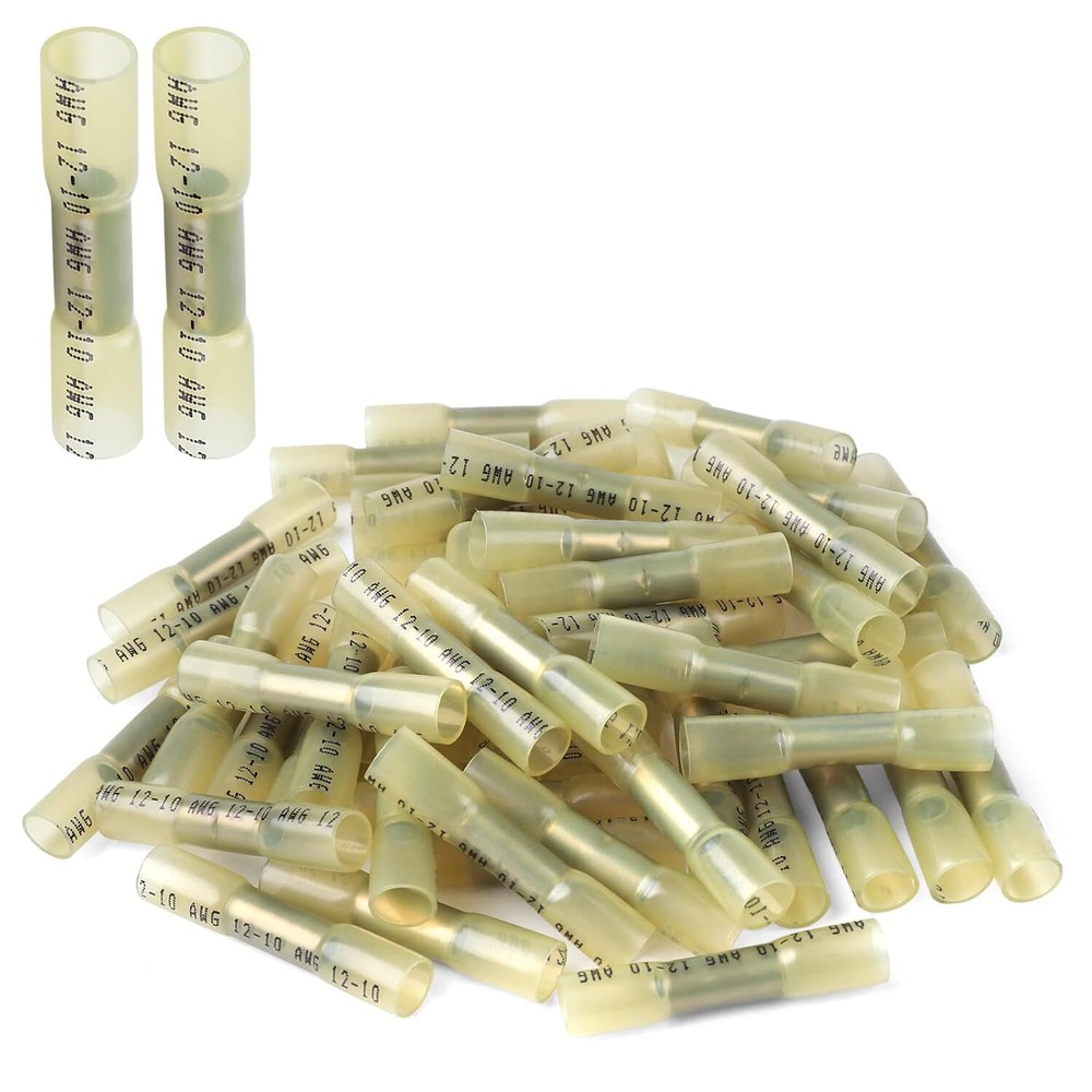 500/100X Waterproof Butt Heat Shrink Wire Connectors Crimp Electrical Terminals