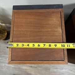 Vintage Set of Two Altec Lansing 508 Speakers TALL HEAVY Woodgrain 41″ AWESOME
