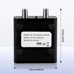 1× HDMI to Coaxial Converter NTSC TV Standard M=4.5MHz Sound System Plug Play