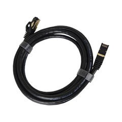CAT8 Ethernet Cable Super Speed 40Gbps LAN 3ft 6ft 10ft 25ft Black Gold
