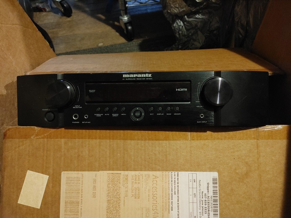 Marantz NR1501 Surround Sound Home Stereo Receiver- Free shipping