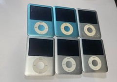 Apple iPod Nano 3rd Gen 4GB 8GB Silver – A1236 Parts Only Or Repair LOT OF 6