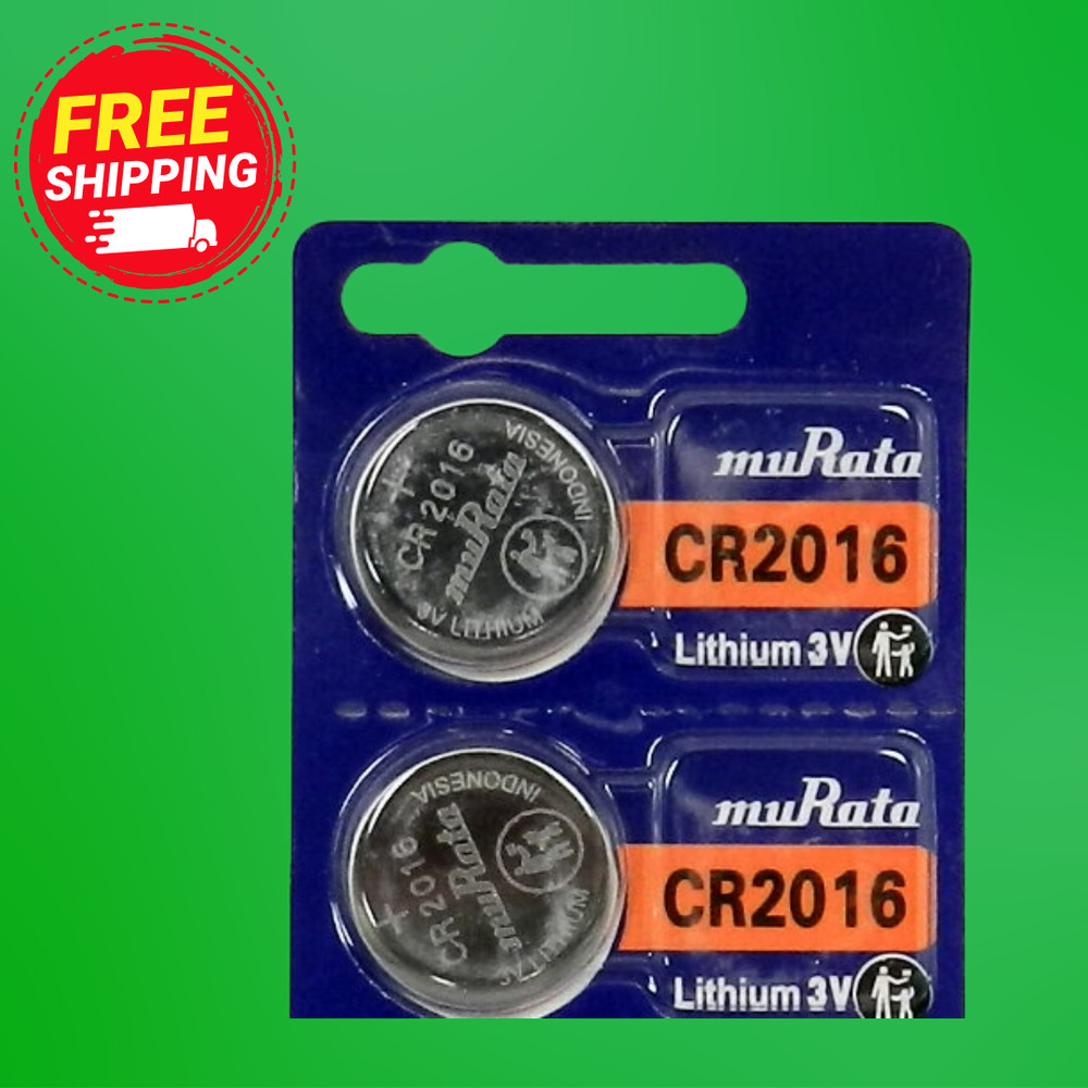 Murata CR2016 Lithium 3V Watch Battery (Exp 2034 ) 2Pc