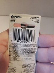 Energizer Watch Battery 1.5 Volt A76 1 Each (Pack of 4)