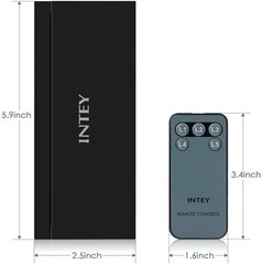 NEW INTEY HDMI Switch Box 5 Port HDMI Switch 5×1 for 3D 4K with Wireless Remote