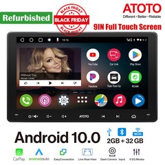 ATOTO A6 PF 9in 2DIN Android Car Stereo with Wireless CarPlay,Android Auto,WiFi