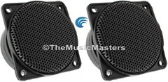 Pair 2.5″ inch Flush Mount Super Mini HQ Horn Tweeters Speakers Car Home Audio