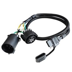 7 Pin to 4 Pin Trailer Wiring Harness Standard 7 Way Plug Socket for Tailgate