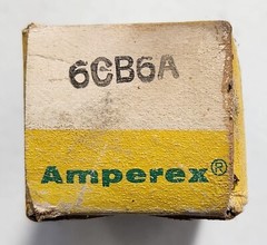 Vintage Amperex Electron Tube 6CB6A