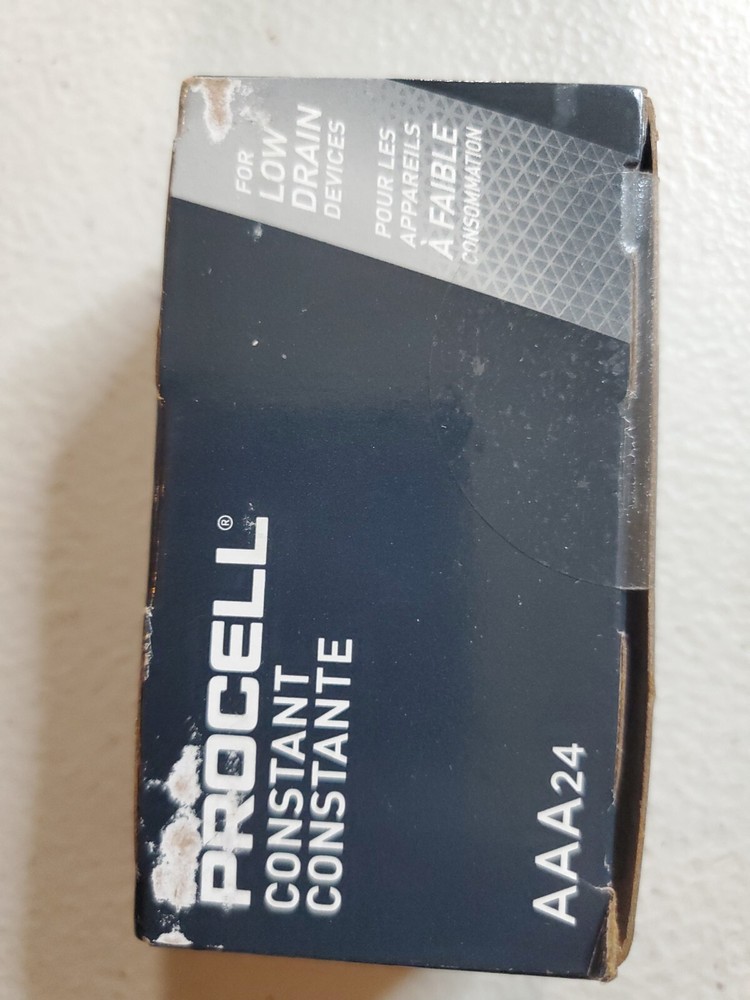 Duracell Procell AAA Alkaline Battery For Low Drain Devices 24 Pack Exp Mar 2032