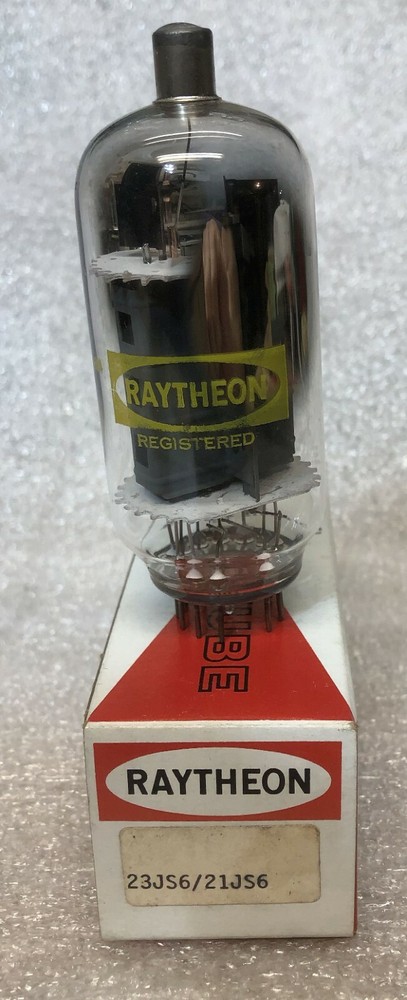 1 Raytheon 23JS6 / 21JS6 Vacuum Tube. Manufactured in Japan. New in Box.