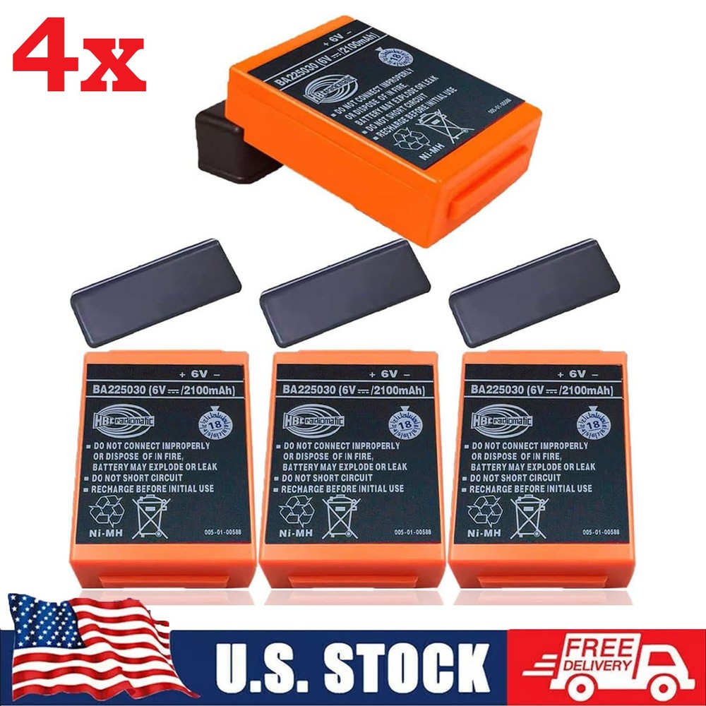 4 x 2100mAh BA225030 6V Ni-Mh Battery For HBC Pump Truck Remote Control Battery