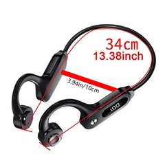 88 Hours Wireless Bluetooth 5.3 Bone Conduction Headphones Exercise 30 days
