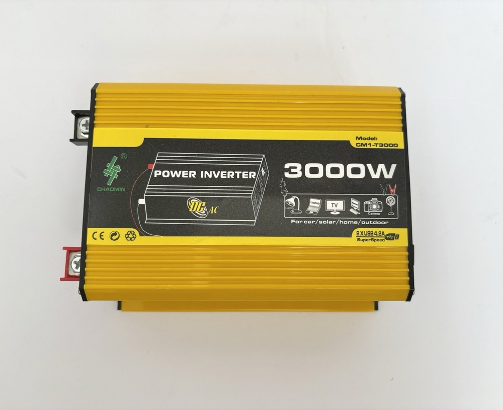 USB Car-Inverter Dual Car Voltage Transformer 3000W DC 12V To AC 110/220V