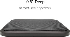 Speaker Grill Cover for 4×6 Car Speakers ABS Plastic Metal Mesh 2 Pack