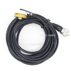 Nagoya RB-66 Ham Radio Car Trunk Lid Hatchback Bracket Mount Clip & 5M NMO Cable