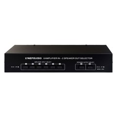 6 Amp in 2-Way Out Passive Amplifier Speaker Switcher Stereo Audio Switch Box