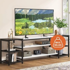 KKTONER Universal TV Stand Base for 27-65 inch Flat Screen Metal Black