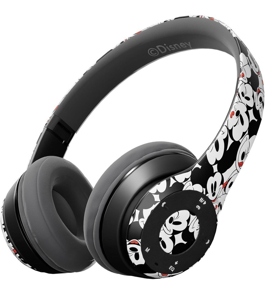 Disney Mickey Mouse Bluetooth Headphones Over The Ear Headset Built In Mic