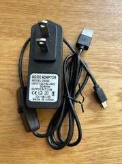 5V 2.5A Micro USB Power Converter Adapter Wall Charger for Raspberry Pi B+ 2 3
