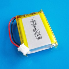 3.7v 2000mAh Li Po Rechargeable Battery 103450 JST 2P 1.25/1.5/2.0/2.5 Connector