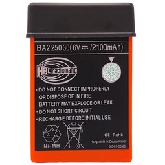 4 x 2100mAh BA225030 6V Ni-Mh Battery For HBC Pump Truck Remote Control Battery