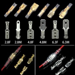 900Pcs Male Female Spade Wire Connector Crimp Terminal Kit for Car Audio Speaker