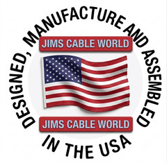 JIMS CABLE WORLD 6 Inch 1 Ft 2 Ft 3 Ft 4 Ft 5 Ft 6 Foot HD RG6 75Ω Coaxial Cable