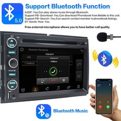 For Ford Mustang 2005-2009 Apple CarPlay GPS Car Stereo Radio CD DVD Player