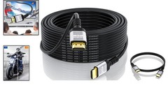 30 Ft 4K HDMI Cable – Supports Dolby Vision & 3D, Ideal for Modern Home Theaters