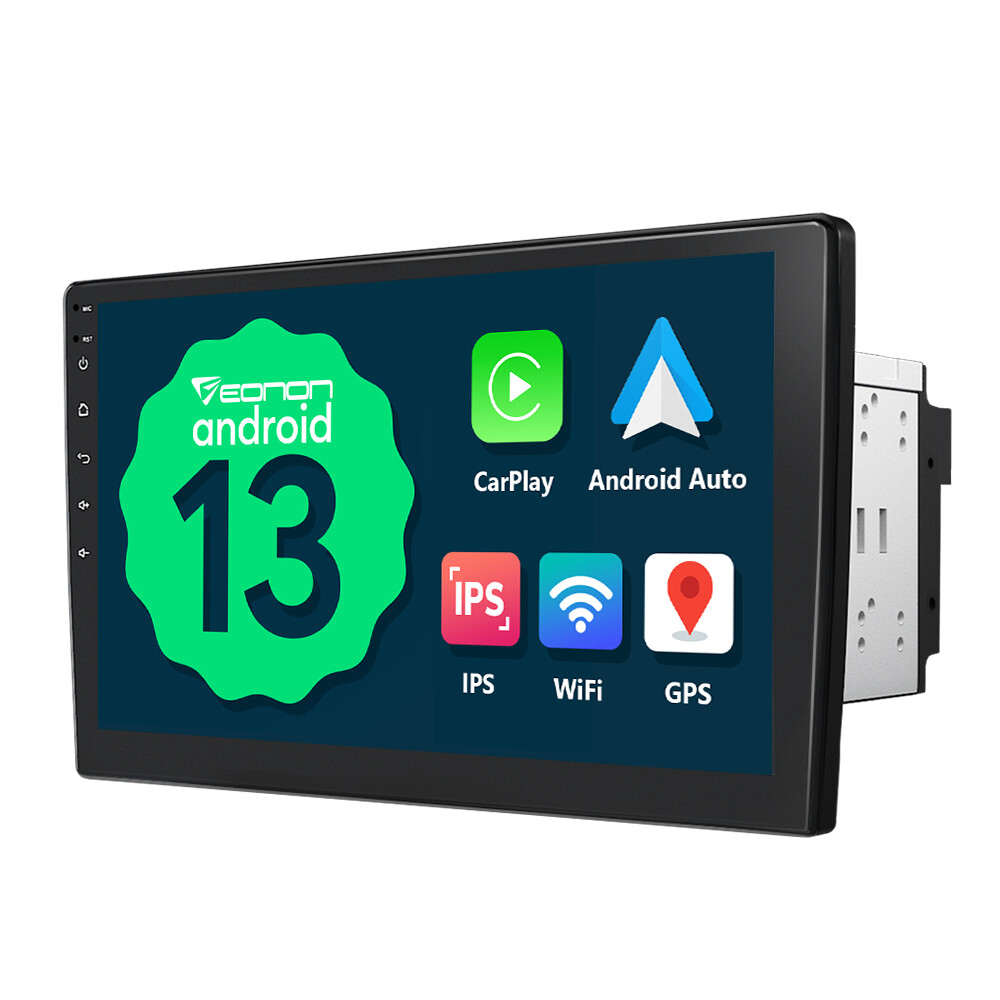 10.1″ IPS Android 13 In Dash Bluetooth 2DIN Car Stereo Radio WiFi GPS Navigation