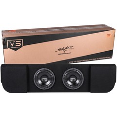 NEW DUAL 10″ 1600W LOADED SUB BOX FITS 2017-2025 FORD SUPER DUTY SUPERCREW CAB