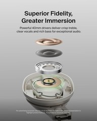 Belkin Wireless Over-Ear Headphones | iPhone Samsung Compatible | HD Sound | 60H