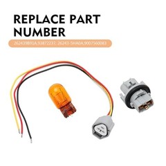 1 Set Turn Signal Bulb Socket Wire Harness, Turn Signal Wiring Connector